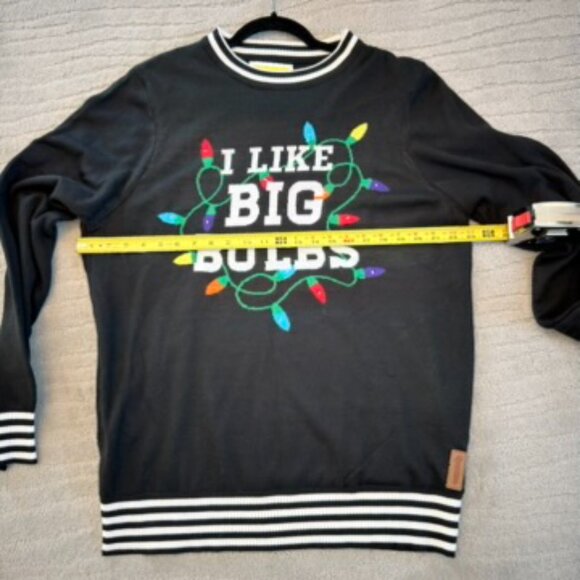 🎄✨ Tipsy Elves “I LIKE BIG BULBS” Light-Up Christmas Sweater – XL! ✨🎄 - Picture 6 of 7
